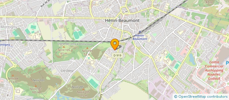 localisation de l'entreprise MONSIEUR ROGER LECLERCQ à HENIN-BEAUMONT