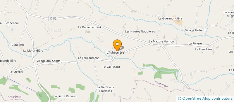 localisation de l'entreprise MONSIEUR ROGER LECOINTRE  SOURDEVAL