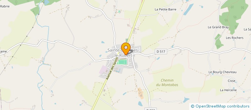 localisation de l'entreprise MONSIEUR ROGER LEFAUX  SAINTE-GEMMES-LE-ROBERT