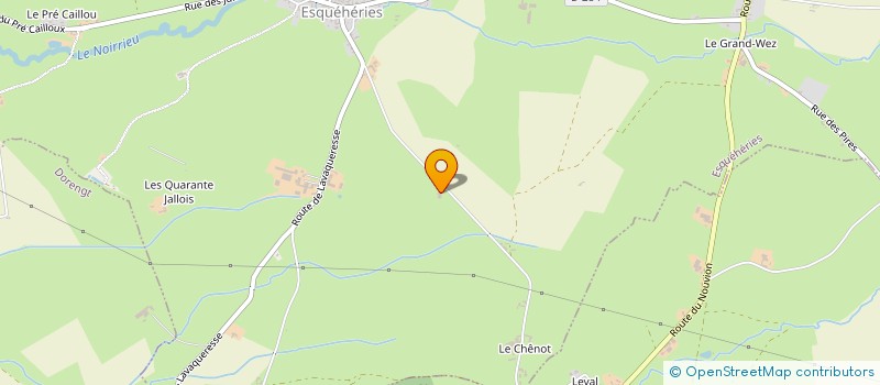 localisation de l'entreprise MONSIEUR ROGER LEFEVRE  ESQUEHERIES