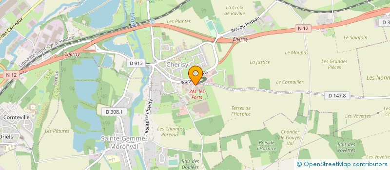 localisation de l'entreprise MONSIEUR ROGER LEGEAY à CHERISY