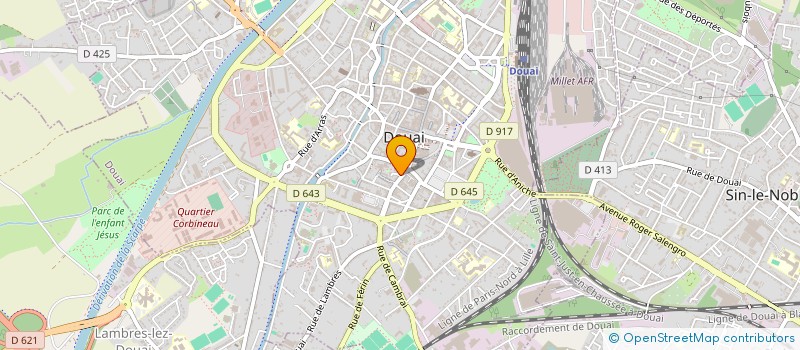 localisation de l'entreprise MONSIEUR ROGER LEGRAND à DOUAI