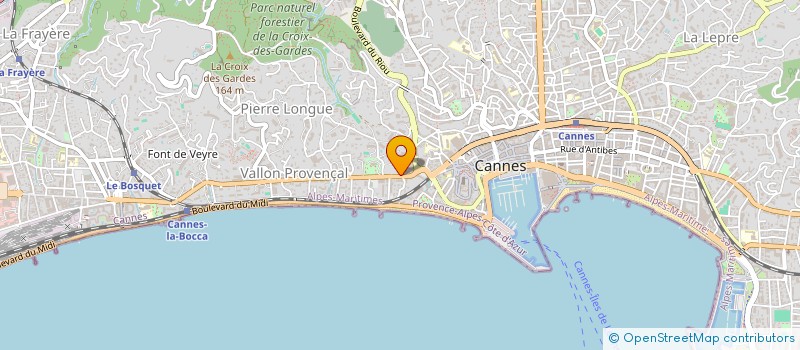 localisation de l'entreprise MONSIEUR ROGER LELONG à CANNES