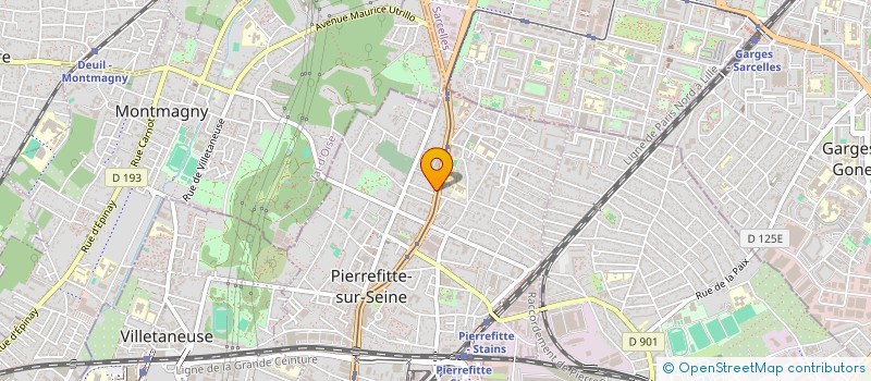 localisation de l'entreprise MONSIEUR ROGER LEMARIE à PIERREFITTE-SUR-SEINE