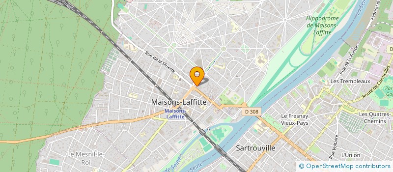 localisation de l'entreprise MONSIEUR ROGER LEMIALE à MAISONS-LAFFITTE