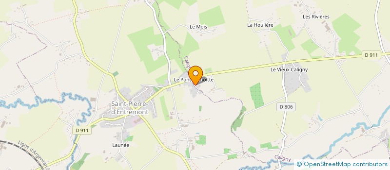 localisation de l'entreprise MONSIEUR ROGER LEMULLOIS à CALIGNY