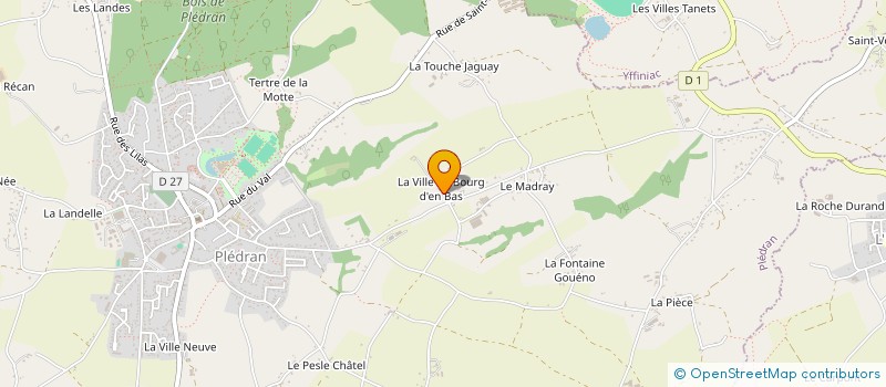 localisation de l'entreprise MONSIEUR ROGER LEPRINCE à PLEDRAN