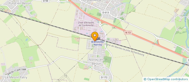 localisation de l'entreprise MONSIEUR ROGER LEROY  SAINT-MANVIEU-NORREY