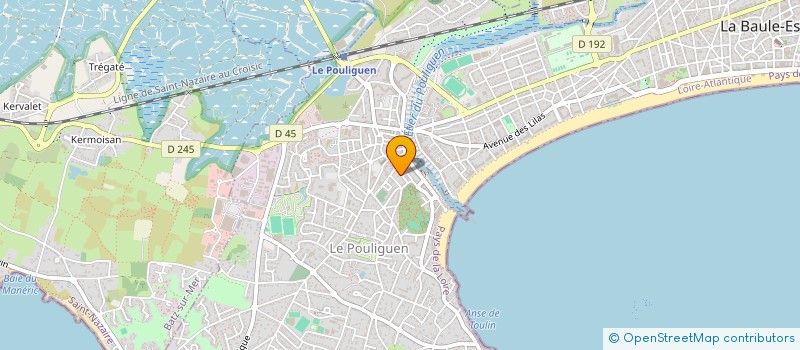 localisation de l'entreprise MONSIEUR ROGER LESTROHAN à LE POULIGUEN