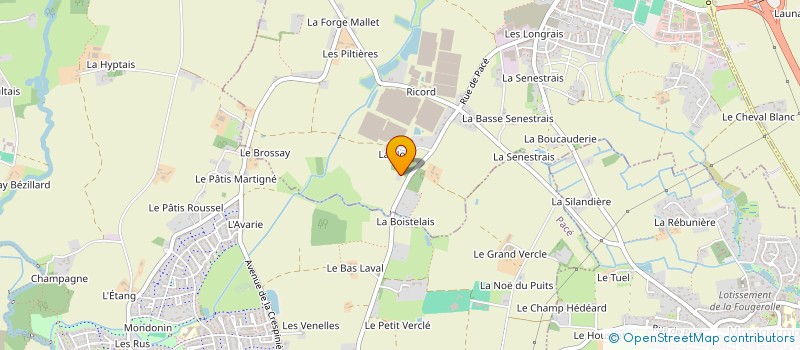 localisation de l'entreprise MONSIEUR ROGER LEVERD à LA CHAPELLE-DES-FOUGERETZ