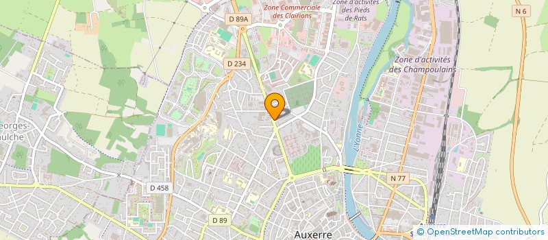 localisation de l'entreprise MONSIEUR ROGER LHOMOND à AUXERRE