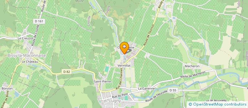 localisation de l'entreprise MONSIEUR ROGER LIBET à LUGNY