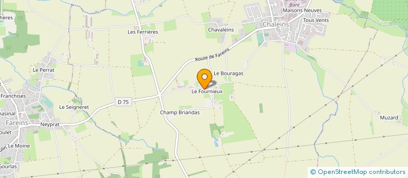 localisation de l'entreprise MONSIEUR ROGER LIMANDAS  CHALEINS