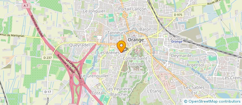 localisation de l'entreprise MONSIEUR ROGER LIOUX à ORANGE