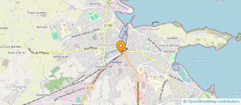 localisation de l'entreprise MONSIEUR ROGER LIVENAIS  PAIMPOL