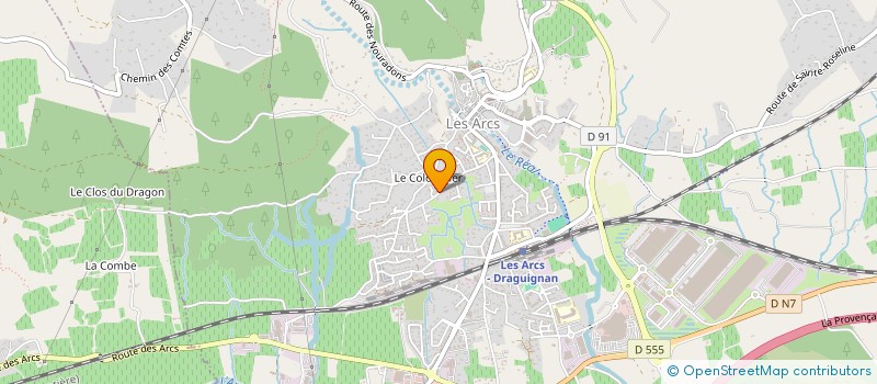 localisation de l'entreprise MONSIEUR ROGER LOMBARD  LES ARCS