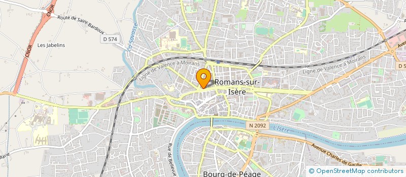 localisation de l'entreprise MONSIEUR ROGER LOPES à ROMANS-SUR-ISERE