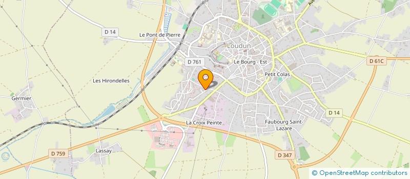 localisation de l'entreprise MONSIEUR ROGER LOUET à LOUDUN