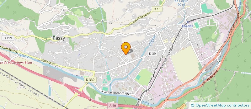 localisation de l'entreprise MONSIEUR ROGER LOUVIER  PASSY