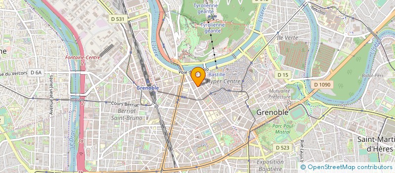 localisation de l'entreprise MONSIEUR ROGER LUMBROSO à GRENOBLE