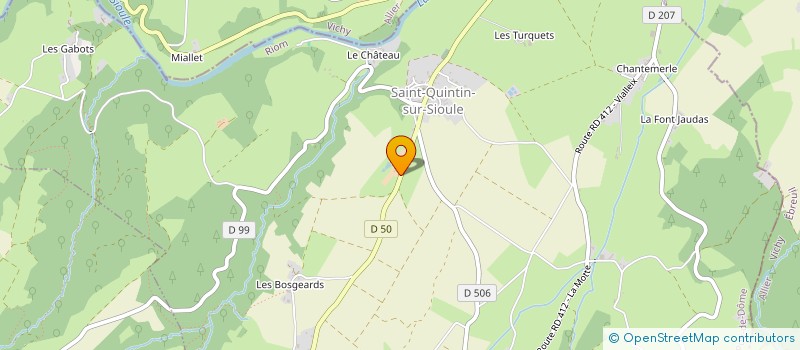 localisation de l'entreprise MONSIEUR ROGER LUSSORIO  SAINT-QUINTIN-SUR-SIOULE