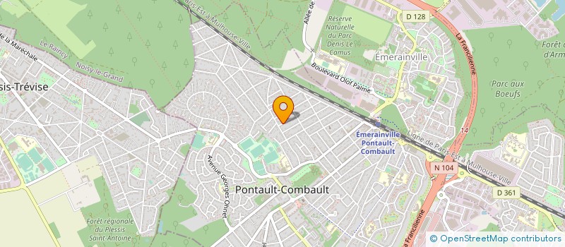localisation de l'entreprise MONSIEUR ROGER MAGASSON à PONTAULT-COMBAULT