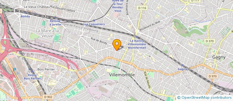 localisation de l'entreprise MONSIEUR ROGER MAGUET à VILLEMOMBLE