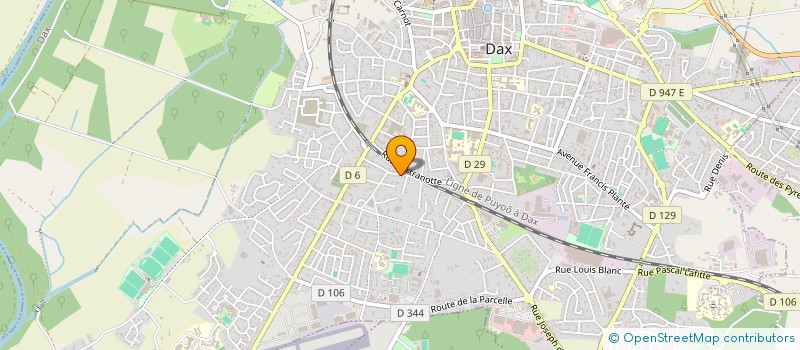 localisation de l'entreprise MONSIEUR ROGER MAISONNAVE  DAX