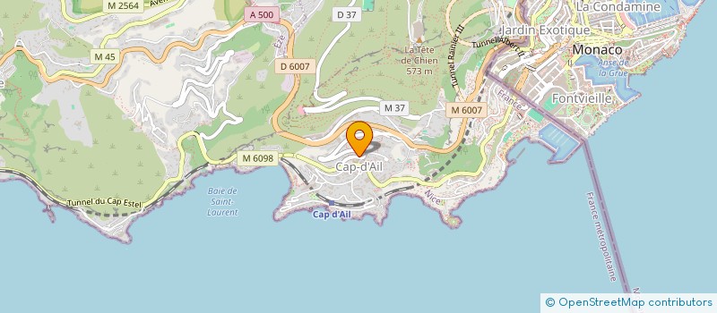 localisation de l'entreprise MONSIEUR ROGER MALDONADO  CAP-D'AIL