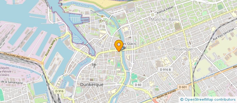 localisation de l'entreprise MONSIEUR ROGER MALINGREAU à DUNKERQUE