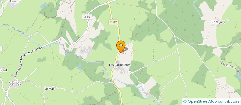 localisation de l'entreprise MONSIEUR ROGER MANDON  SAINT-ETIENNE-DES-CHAMPS