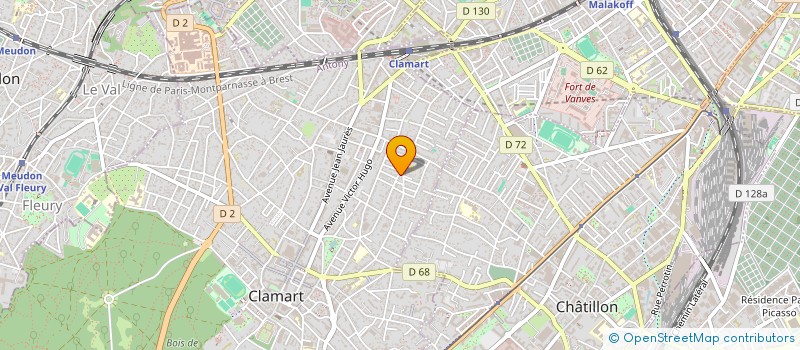 localisation de l'entreprise MONSIEUR ROGER MANSON à CLAMART