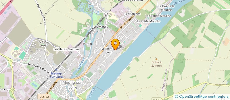 localisation de l'entreprise MONSIEUR ROGER MANTIN à MEUNG-SUR-LOIRE
