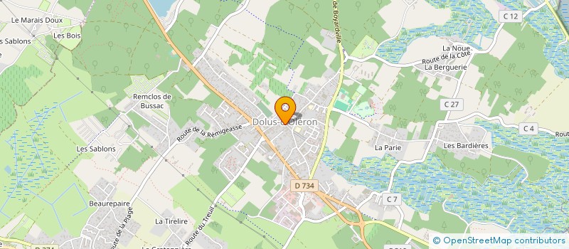 localisation de l'entreprise MONSIEUR ROGER MANUSSET  DOLUS-D'OLERON