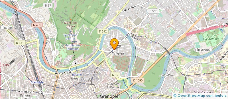 localisation de l'entreprise MONSIEUR ROGER MARAVIGNA à GRENOBLE