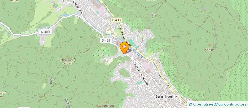 localisation de l'entreprise MONSIEUR ROGER MARBACH  GUEBWILLER