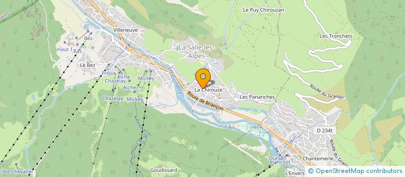 localisation de l'entreprise MONSIEUR ROGER MARCELLIN  LA SALLE-LES-ALPES