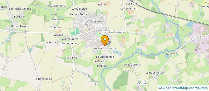 localisation de l'entreprise MONSIEUR ROGER MARCHAND à LA CHAPELLE-THOUARAULT