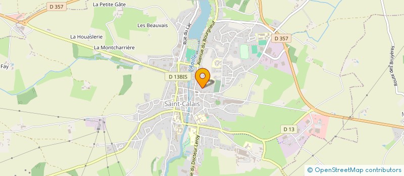 localisation de l'entreprise MONSIEUR ROGER MARCHAND  SAINT-CALAIS