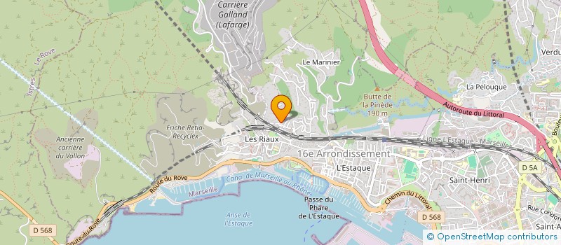 localisation de l'entreprise MONSIEUR ROGER MARCHI à MARSEILLE