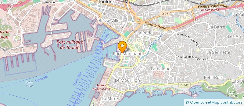 localisation de l'entreprise MONSIEUR ROGER MARGOGNE  TOULON