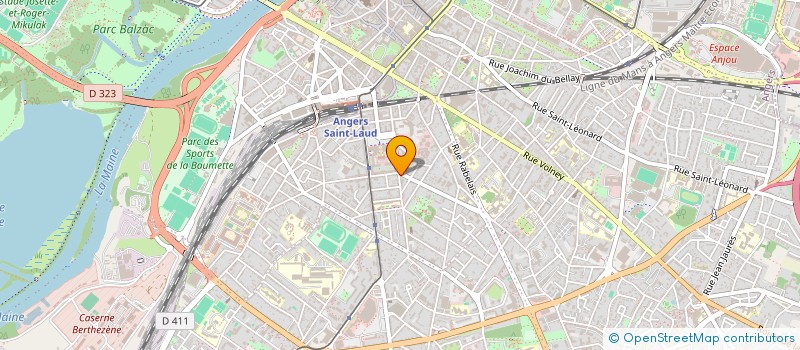 localisation de l'entreprise MONSIEUR ROGER MARQUET à ANGERS