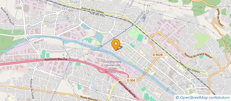 localisation de l'entreprise MONSIEUR ROGER MARQUIS  CLUSES