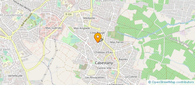 localisation de l'entreprise MONSIEUR ROGER MARTIGNOLES  CABESTANY