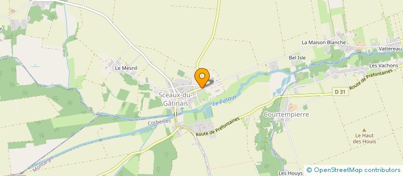 localisation de l'entreprise MONSIEUR ROGER MARTIN à SCEAUX-DU-GATINAIS