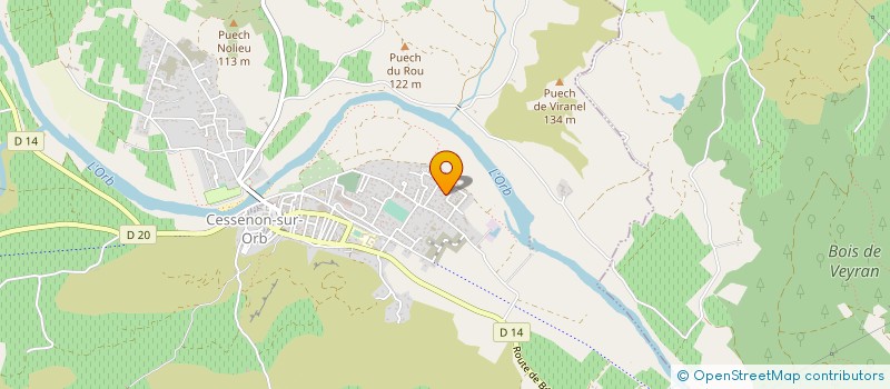 localisation de l'entreprise MONSIEUR ROGER MARTINEZ à CESSENON SUR ORB