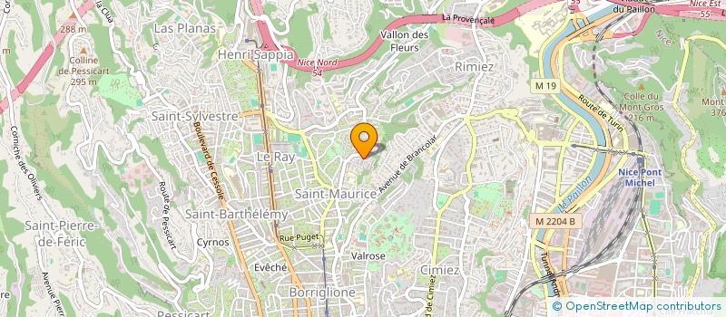 localisation de l'entreprise MONSIEUR ROGER MARTINI à NICE