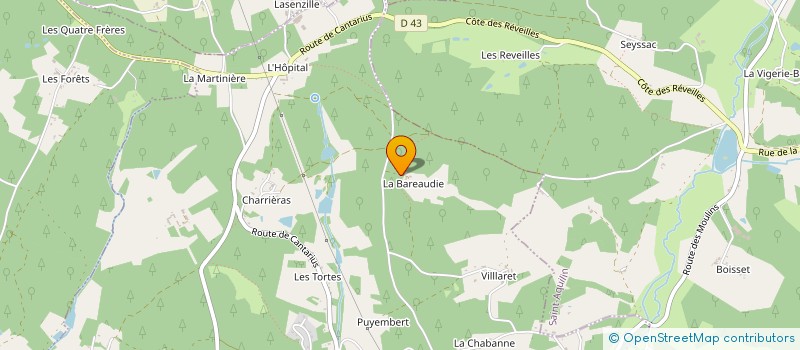 localisation de l'entreprise MONSIEUR ROGER MARTIOL  CHANTERAC