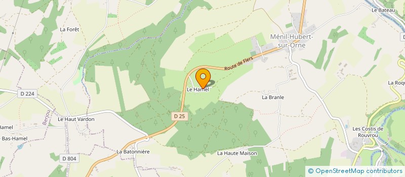 localisation de l'entreprise MONSIEUR ROGER MARY à MENIL-HUBERT-SUR-ORNE