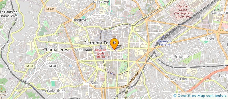 localisation de l'entreprise MONSIEUR ROGER MASSE  CLERMONT-FERRAND